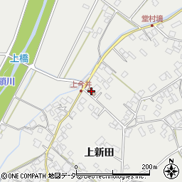 上新田公民館周辺の地図