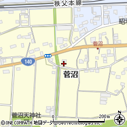 埼玉県深谷市菅沼563周辺の地図
