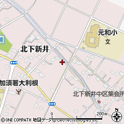 埼玉県加須市北下新井602-1周辺の地図