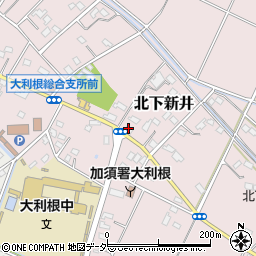 埼玉県加須市北下新井932周辺の地図