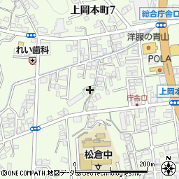 岐阜県高山市上岡本町4丁目周辺の地図