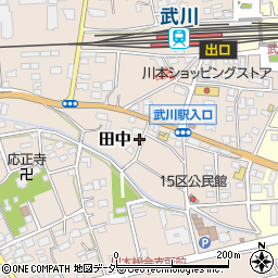 埼玉県深谷市田中168周辺の地図