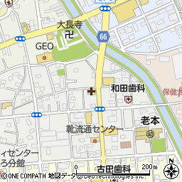 ガスト行田店周辺の地図