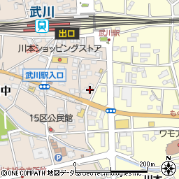 埼玉県深谷市田中2周辺の地図