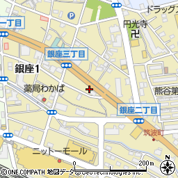 産経新聞　熊谷・行田受付センター周辺の地図