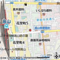 武藤嘉商事株式会社　高山支店周辺の地図