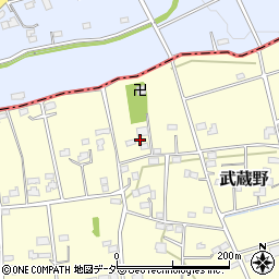 埼玉県深谷市武蔵野510周辺の地図
