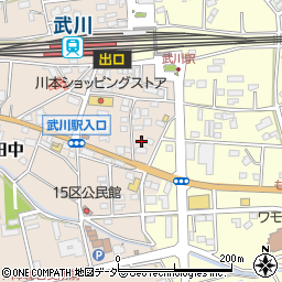 埼玉県深谷市田中5周辺の地図