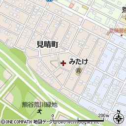 埼玉県熊谷市見晴町周辺の地図