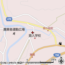 岐阜県高山市清見町夏厩895周辺の地図