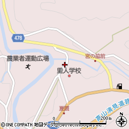 岐阜県高山市清見町夏厩895-1周辺の地図