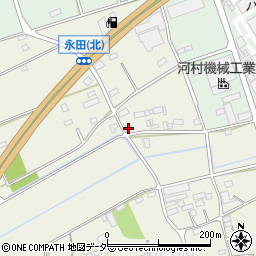 埼玉県深谷市永田2098周辺の地図