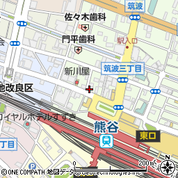 東進衛星予備校　熊谷駅前フロンティア館周辺の地図
