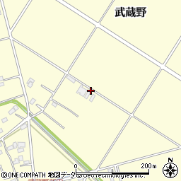 埼玉県深谷市武蔵野2486周辺の地図