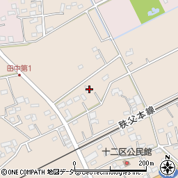 埼玉県深谷市田中1234周辺の地図