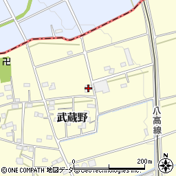 埼玉県深谷市武蔵野551周辺の地図