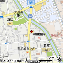紳士服のコナカ行田店周辺の地図