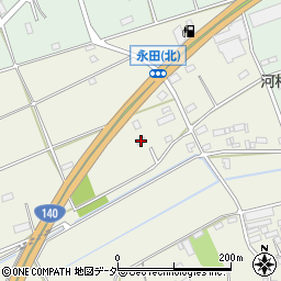 埼玉県深谷市永田2126周辺の地図