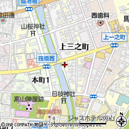 岩井高山停車場線周辺の地図