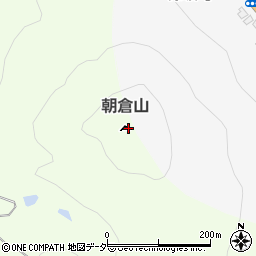朝倉山周辺の地図