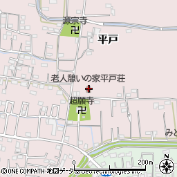 熊谷市立老人憩いの家平戸荘周辺の地図