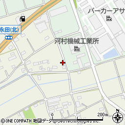 埼玉県深谷市永田2090周辺の地図