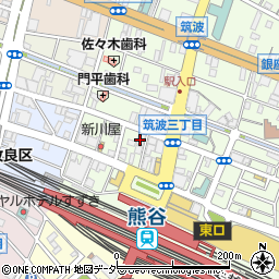 浜焼き海鮮居酒屋 大庄水産 熊谷駅前店周辺の地図