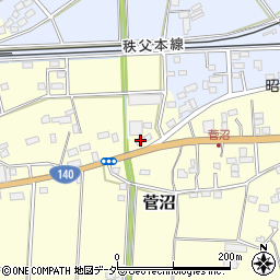 埼玉県深谷市菅沼231周辺の地図
