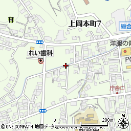 上岡本児童公園トイレ周辺の地図