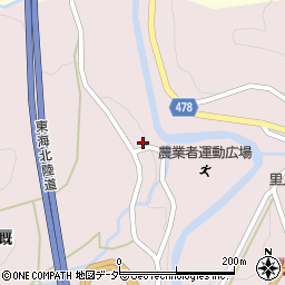 岐阜県高山市清見町夏厩442周辺の地図