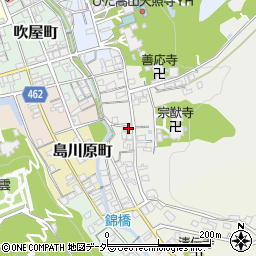 岐阜県高山市宗猷寺町107周辺の地図