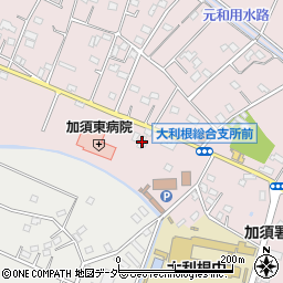 埼玉県加須市北下新井1668周辺の地図