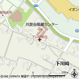 下川崎新田周辺の地図