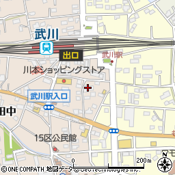 埼玉県深谷市田中12周辺の地図