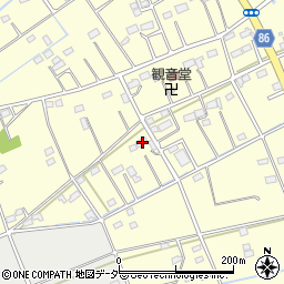 埼玉県深谷市武蔵野3765周辺の地図