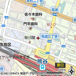 熊谷デンタルクリニック周辺の地図