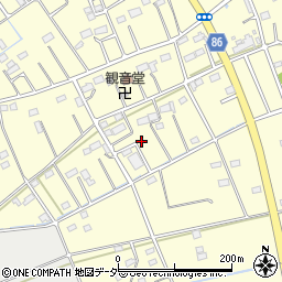 埼玉県深谷市武蔵野3799-7周辺の地図