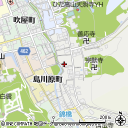 岐阜県高山市宗猷寺町60周辺の地図