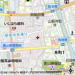 岐阜県高山市花川町3周辺の地図