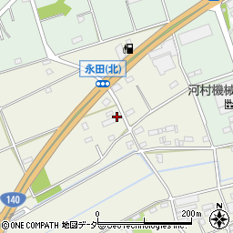 埼玉県深谷市永田2120周辺の地図