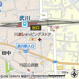 埼玉県深谷市田中39周辺の地図