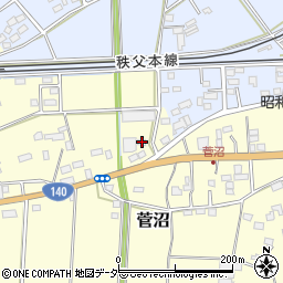 埼玉県深谷市菅沼230周辺の地図