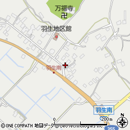 茨城県行方市羽生620周辺の地図