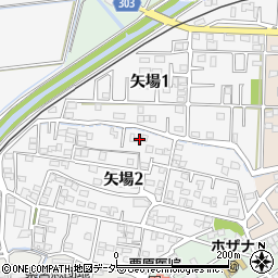 埼玉県行田市矢場周辺の地図