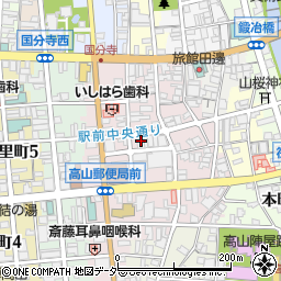 名古屋テレビ放送株式会社高山通信部周辺の地図