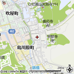 岐阜県高山市宗猷寺町61周辺の地図