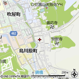 岐阜県高山市宗猷寺町103周辺の地図