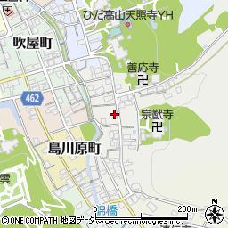 岐阜県高山市宗猷寺町101周辺の地図