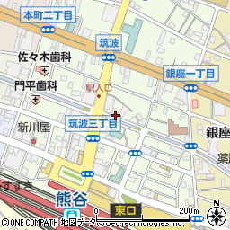 埼玉県熊谷市筑波周辺の地図