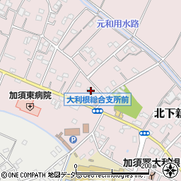 埼玉県加須市北下新井947周辺の地図